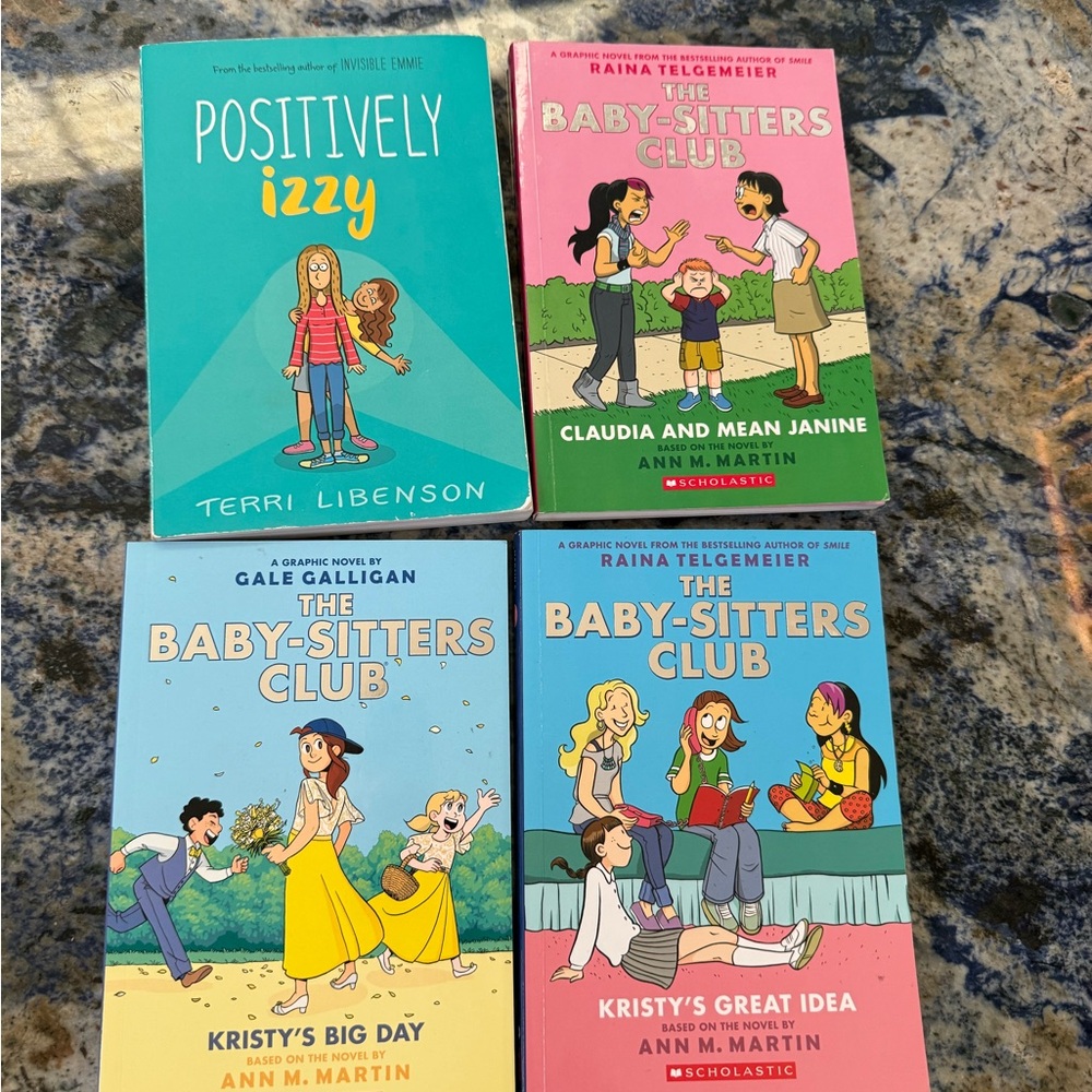 Graphic Image Kids Book Set - Blue, Pink, Yellow